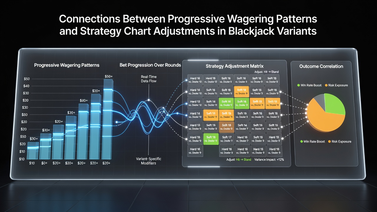 Analyse von Blackjack-Strategiekarten und progressiven Wetten bei veränderten Dealer-Bedingungen