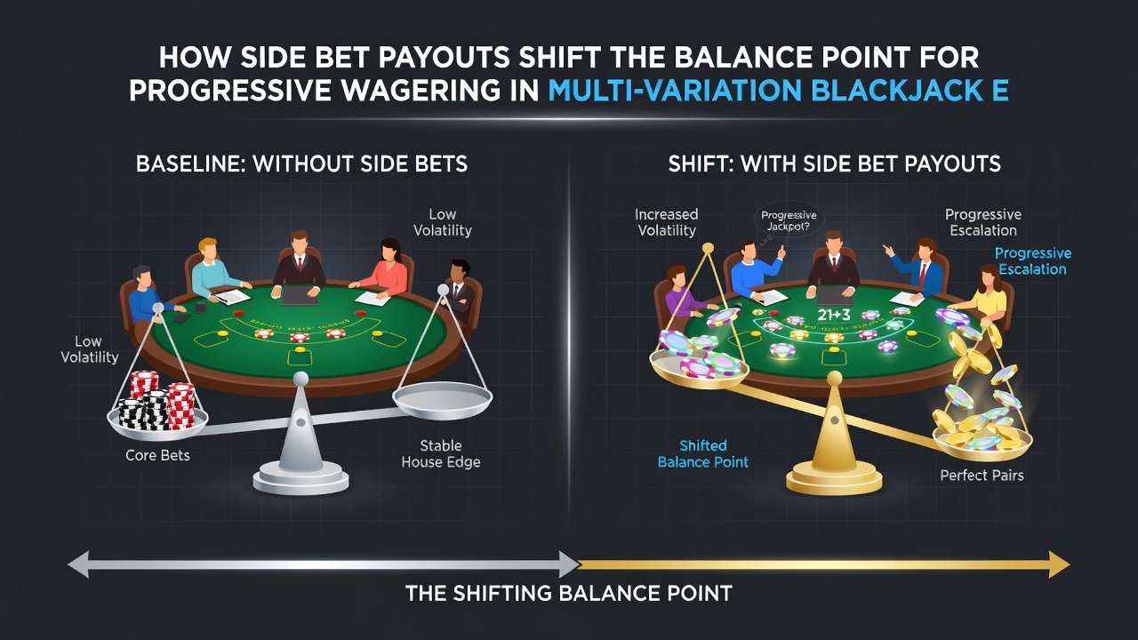 Analyse von Wettanpassungen und Deckzusammensetzungen bei Blackjack mit Side Bets