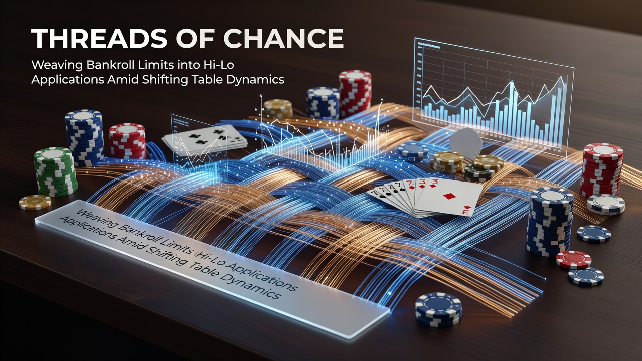 Darstellung von Bankroll-Limits und Hi-Lo-Zählstrategien an Blackjack-Tischen mit variablen Bedingungen