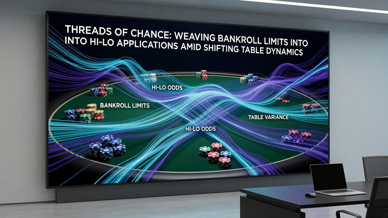 Illustration wechselnder Tischlimits und adaptiver Hi-Lo-Strategien in Blackjack-Umgebungen