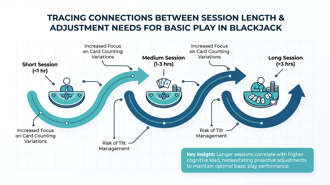 Analyse von Blackjack-Sessions mit Fokus auf Deck-Konfigurationen und Anpassungen